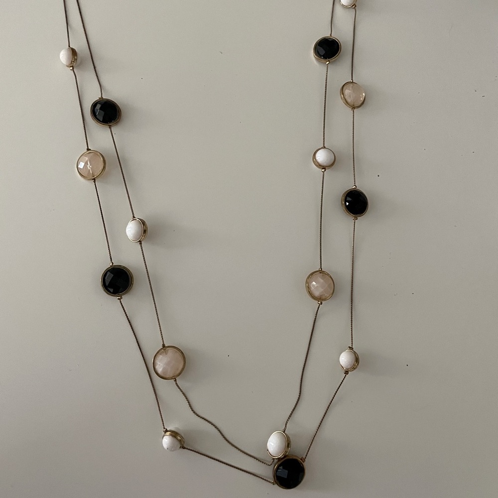 Layered jewel necklace